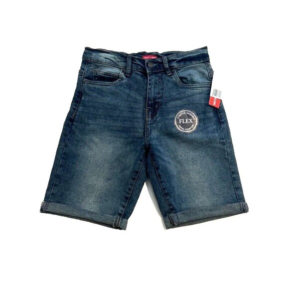 Liberty‎ Valor Jeans Shorts Boy's Size 10 Blue Denim Stretch Durable Flex NWT - Picture 1 of 7